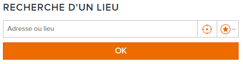 Recherche d'un lieu